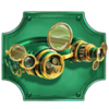 steampunk plinko glasses symbol