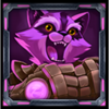 steel greezly racoon symbol