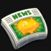 sticky piggy newspaper symbol