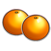sticky stacked fire 7 orange symbol