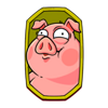 sticky wild farm 51 pig symbol