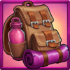 stompin gold backpack symbol