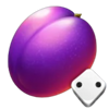 stunning cash ultra dice plum symbol