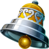 stunning crown cash mesh link bell symbol