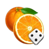 stunning crown cash mesh ultra dice orange symbol