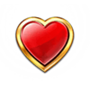 super cash drop heart symbol