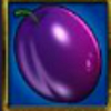 super fruit plum symbol