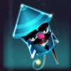 super fuego blue firework symbol