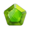 super gems respins green gem symbol
