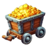 super gold link running wins cart symbol