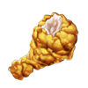 super hot chicken wins drum stick symbol