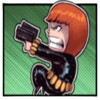 super kids black widow symbol