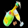 super money world champagne symbol