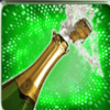 super star turns champagne symbol