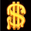 super volcano 7s quick spin dollar sign symbol