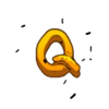 supersized q symbol
