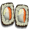 sushi white sushi symbol