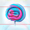 sweet candy vip lollipop symbol