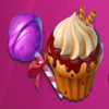 sweet crush cupcake lollipop symbol