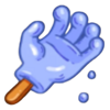 sweet monster hand popsicle symbol