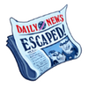 swindle all the way newspaper symbol