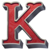 tail of crime k symbol