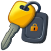 taxi rush car key symbol