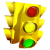 taxi rush traffic light symbol
