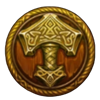 ten ton ways odins gifts gold hammer symbol