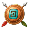 tessa hunt and the warrior tomb bronze shield symbol