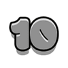 the count game ten symbol