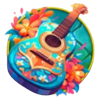 the explosive bandit 2 guitar symbol
