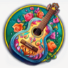 the explosive bandit guitar symbol