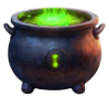 the explosive wizard cat magic cauldron symbol