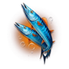 the fin finder orange fish symbol