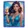 the king of social media champagne woman 2 symbol