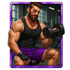the king of social media gym bodybuilder symbol