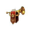 the kingdom of cardia trumpet symbol