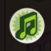 the respinners slanted eighth note symbol