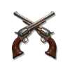 the robbery guns symbol