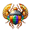 the scarab protector bug symbol