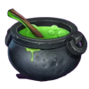 the shining globe green potion symbol