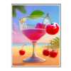 the tipsy tourist christmas vacation hold and win cherry drink symbol