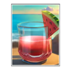 the tipsy tourist christmas vacation hold and win watermelon drink symbol