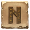 thors hammer srike norse letter2 symbol