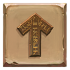 thors hammer srike norse letter symbol