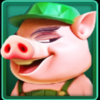 three brave piggies pig green symbol
