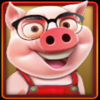 three brave piggies pig red symbol
