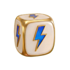 thunder crown dice lightning symbol