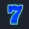 thunder mega sevens 7 blue symbol